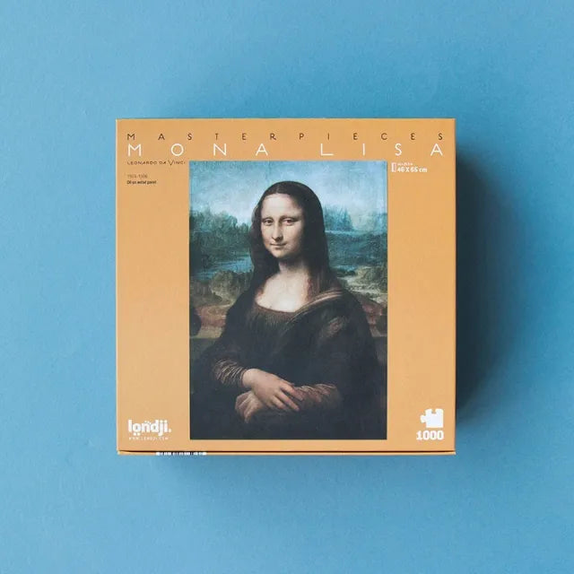 Mona Lisa: 1000 Pieces, Masterpieces Puzzle for Kids 12+
