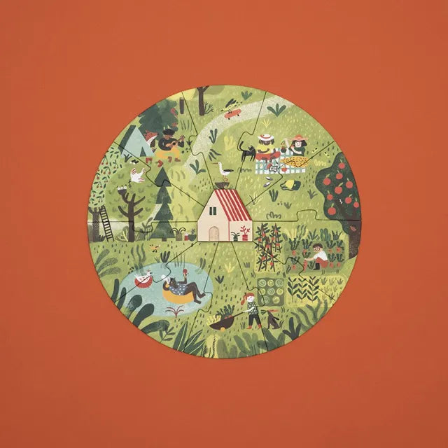 A Home for Nature: 4 Puzzles x 10 Pieces, First Puzzle Set for Kids 1+