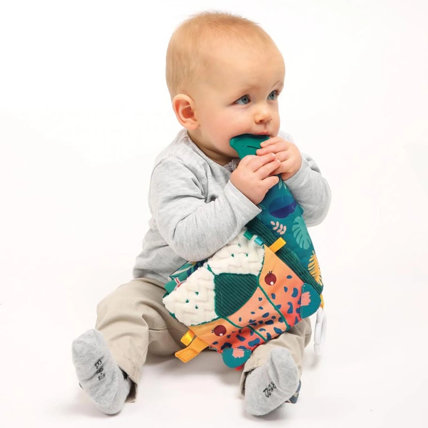 Jungle, Soft Fabric Book, For Babies, 7 Sensory Activities