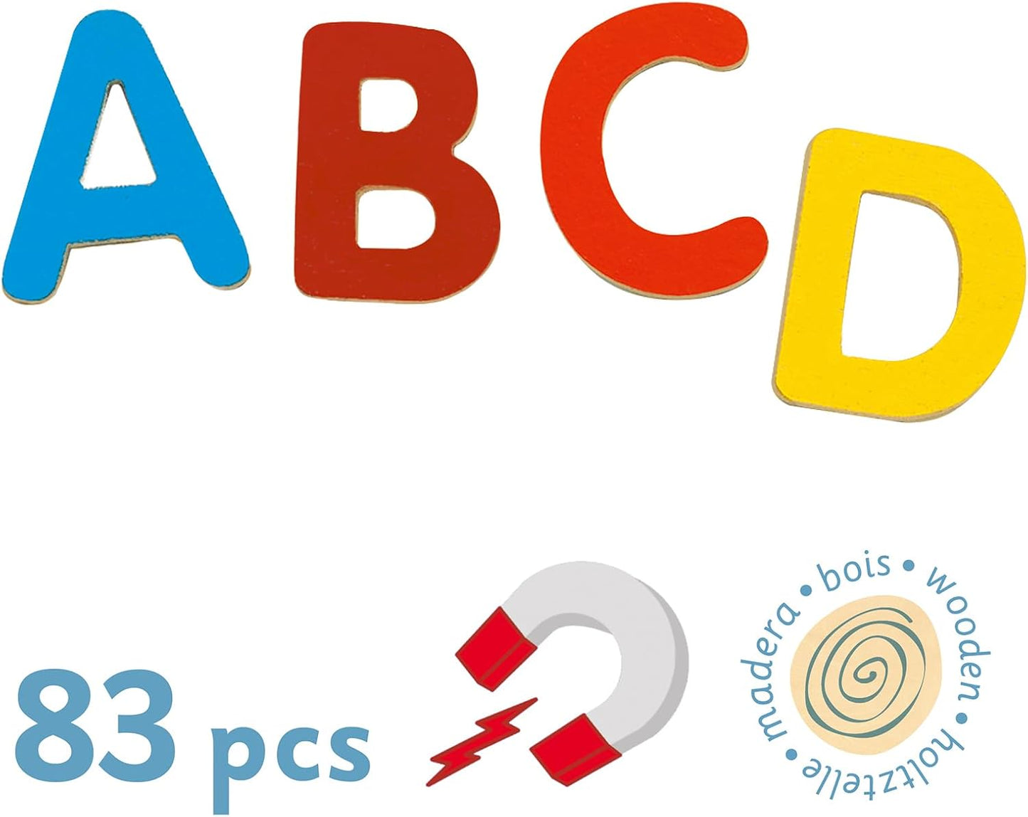 Magnetic's 83 small letters Djeco