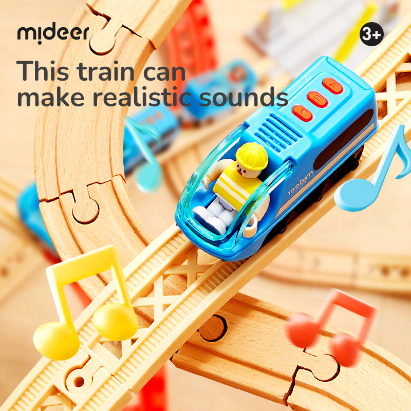 Train Track Building Blocks - Urban Adventure, Mideer