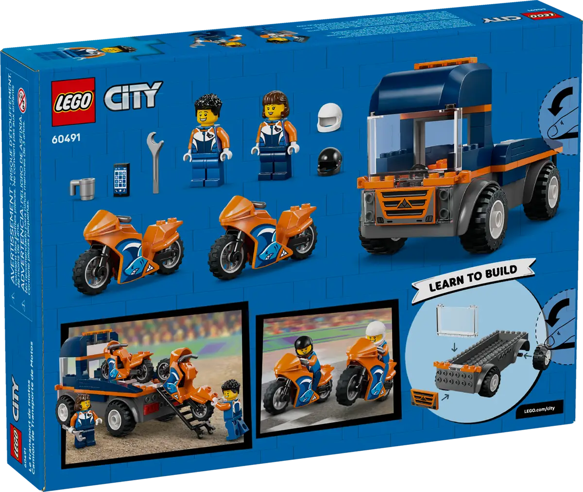 Motorcycle Transporter 60491, Lego City