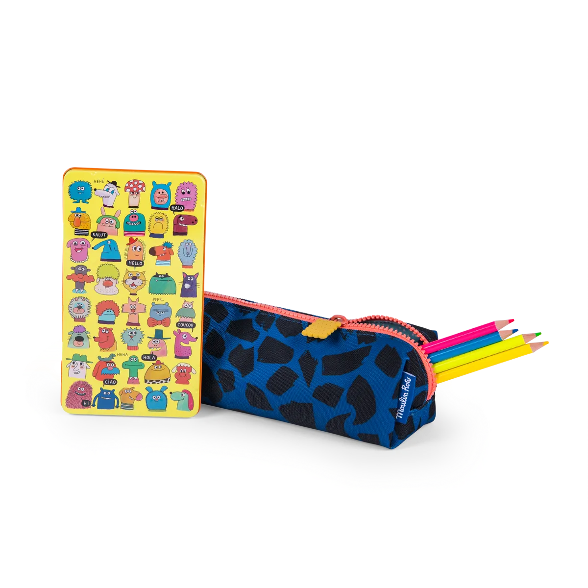 Pencil Case for 3+: Puce & Pilou, Moulin Roty