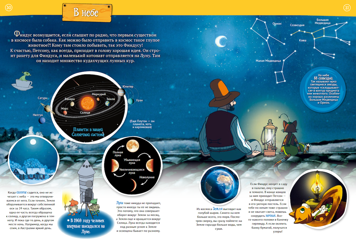 Петсон и Финдус на природе. Нурдквист Свен