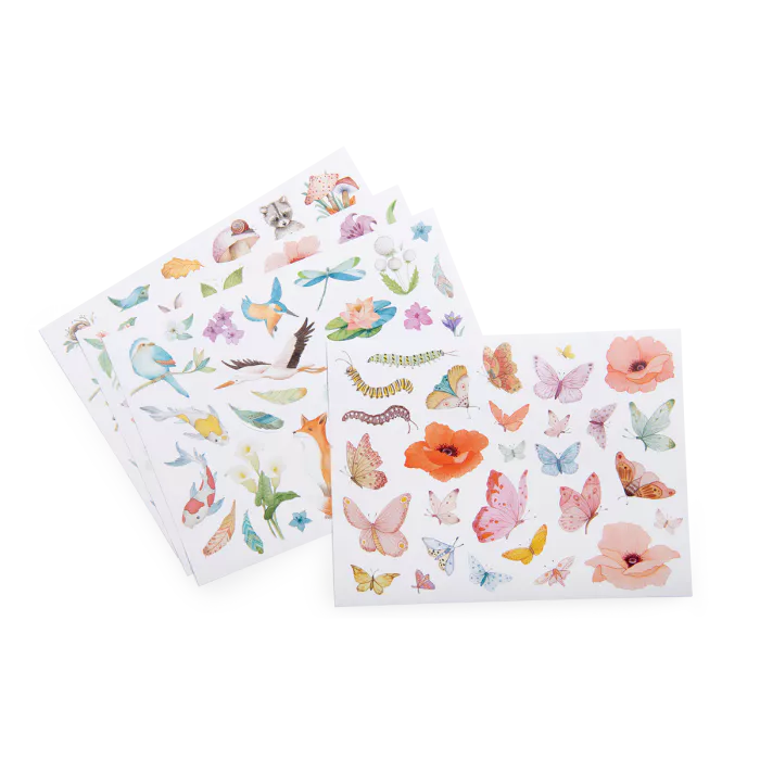 Pack of 108 stickers Les Rosalies, Moulin Roty