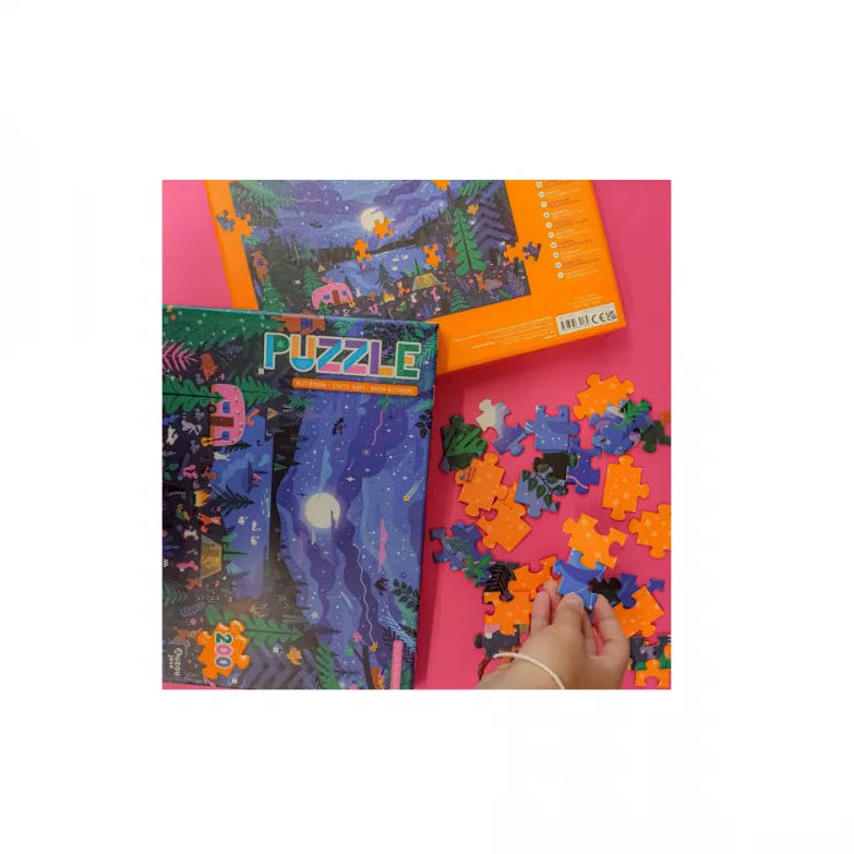 Puzzle 200 pcs: Starry Night, AUZOU