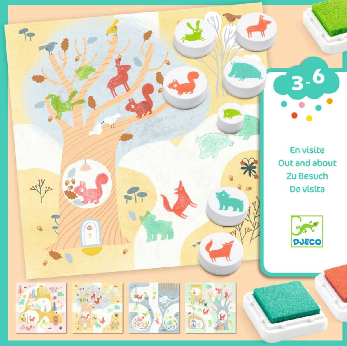 Djeco Out and about stamp set