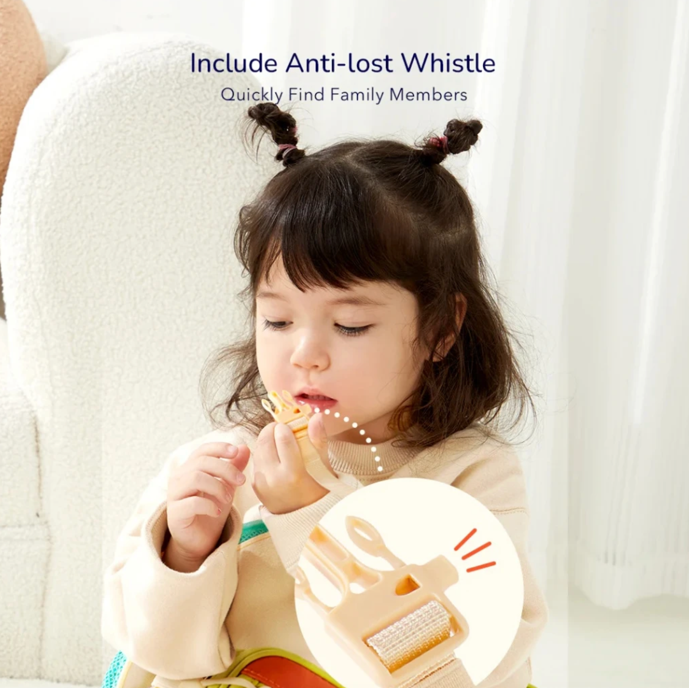 Outing Backpack for Kids Orange, Mideer