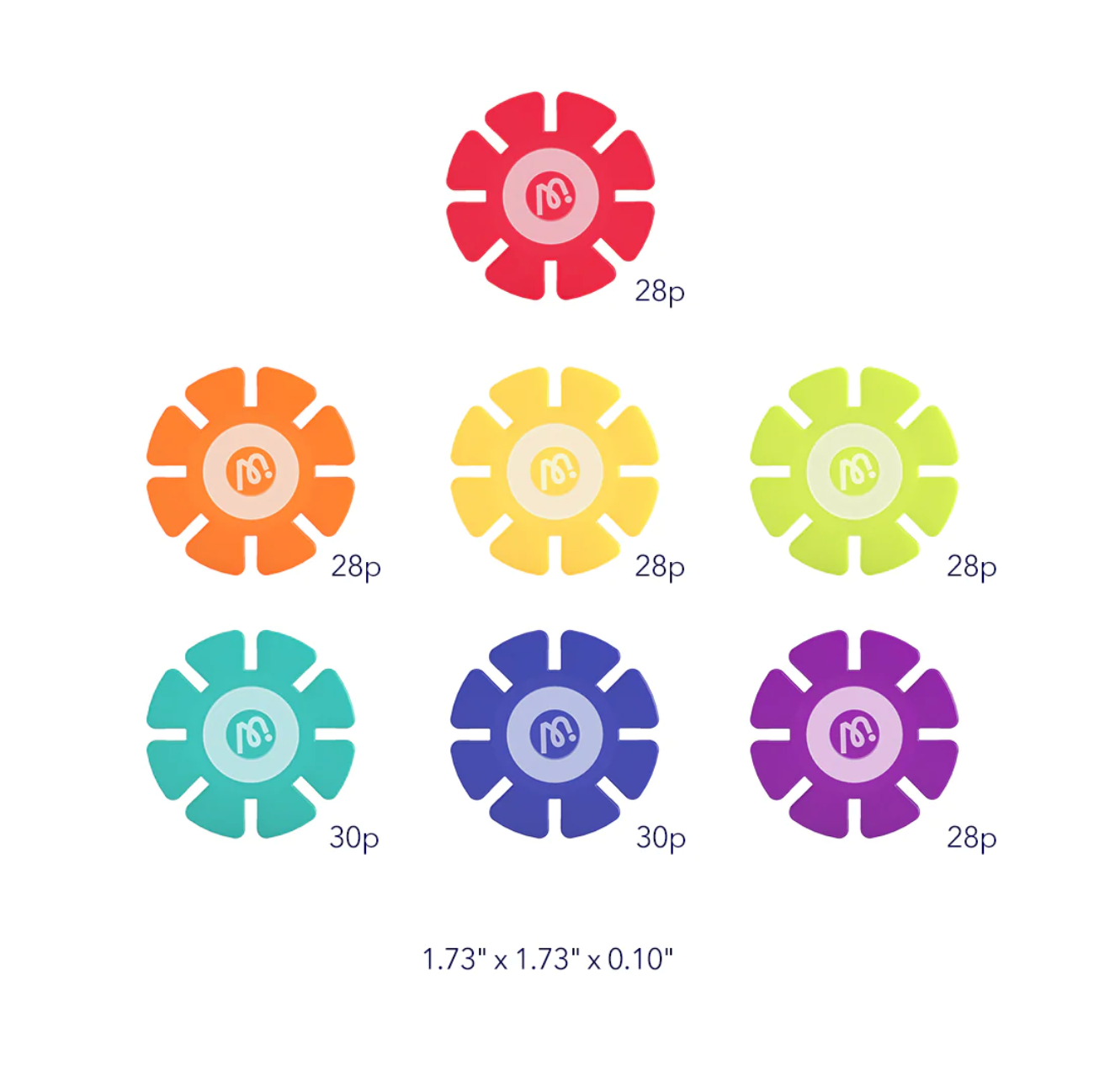 Translucent Color Snowflake Blocks 200PCS, Mideer