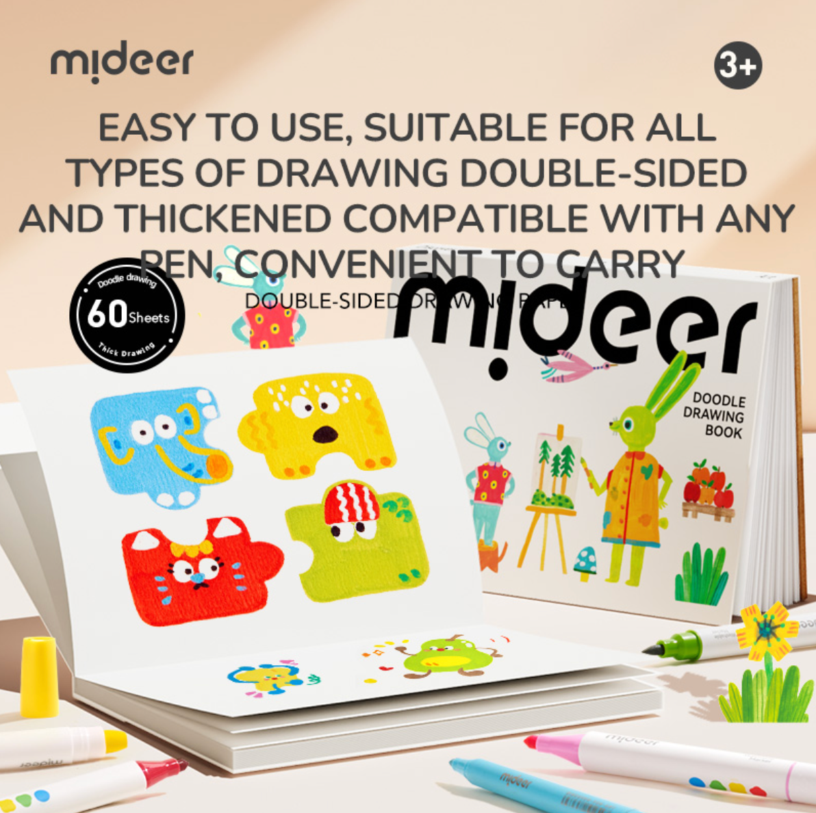 Blank Doodle Book, Mideer