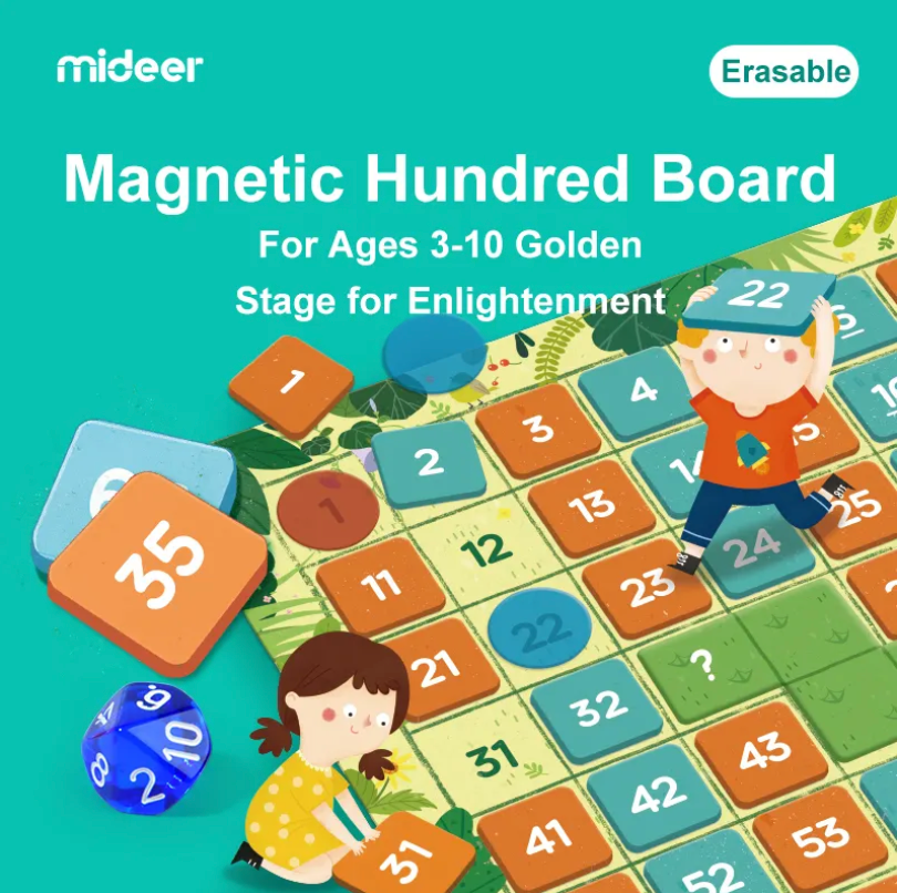 MAGNETIC HUNDRED BOARD, Mideer
