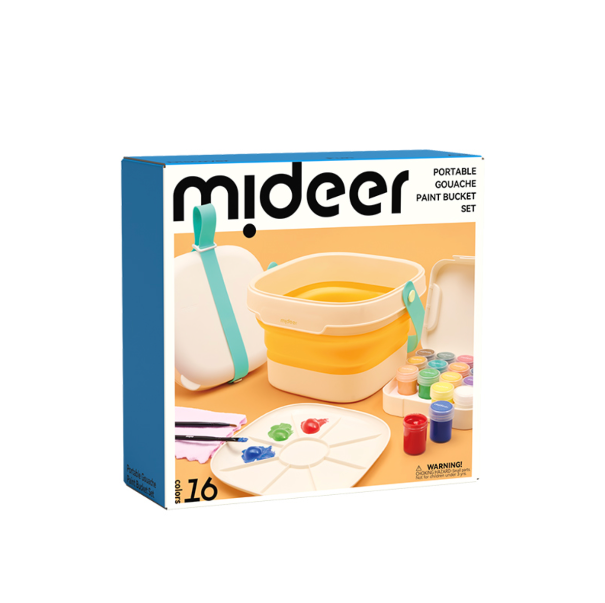 Portable Gouache Paint Bucket Set, Mideer