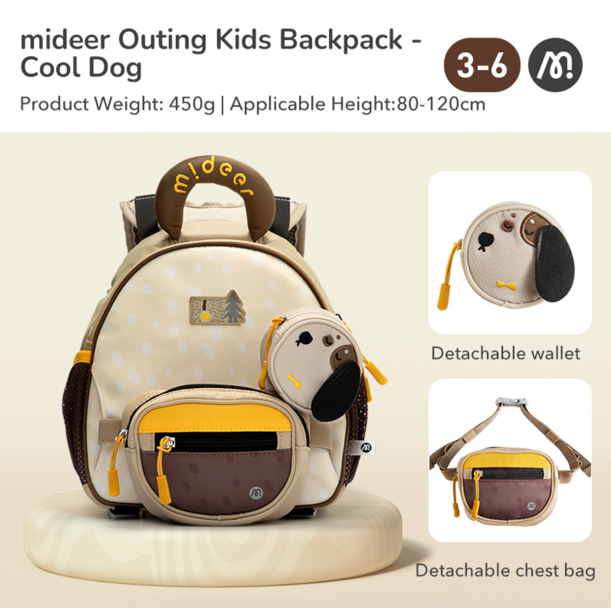 Outing Backpack for Kids, Mideer