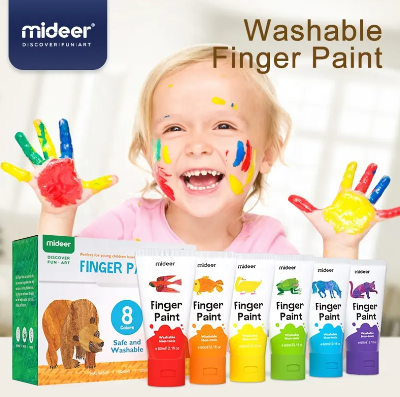 FINGER PAINT 8 color, Mideer