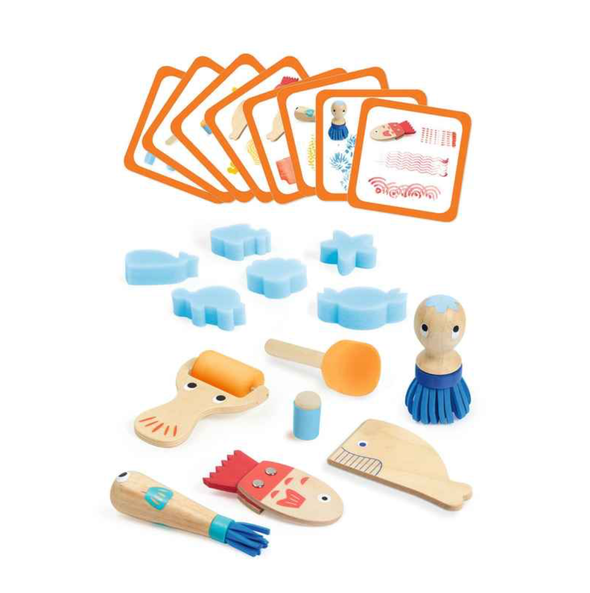 Djeco Unique tools for painting