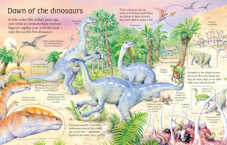 Flap book: See Inside World Of Dinosaurs, Usborne