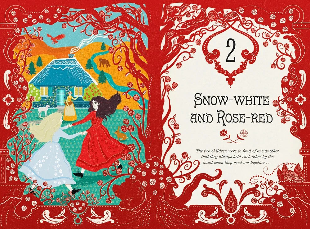 Snow White and Other Grimms’ Fairy Tales, MinaLima Edition (Hardback) for Kids 8+, English Language