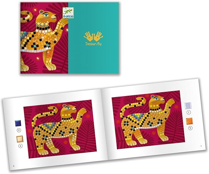 Djeco Stickers Mosaic Deep in the jungle