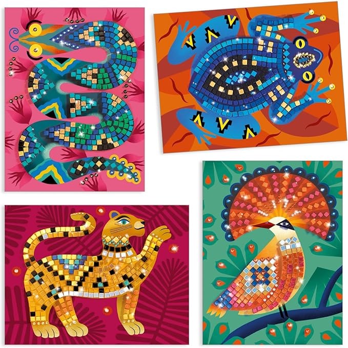 Djeco Stickers Mosaic Deep in the jungle