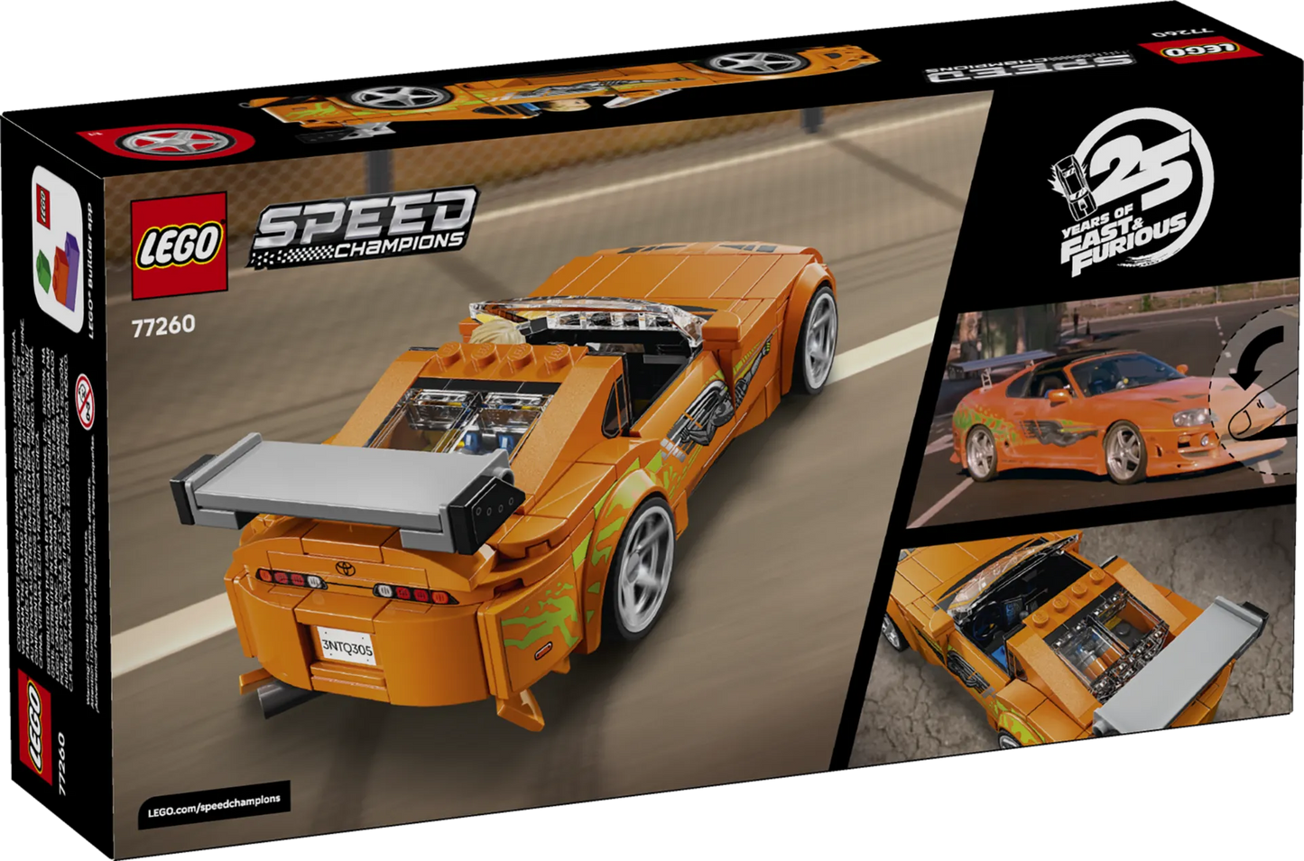 The Fast And The Furious Toyota Supra Mk4 77260, Lego Speed Champions