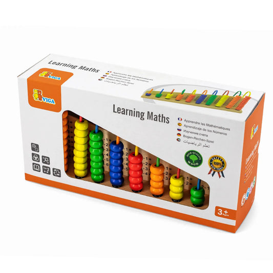 Learning Maths, Abacus For Kids 3+, Addition and Subtraction Counting Toy