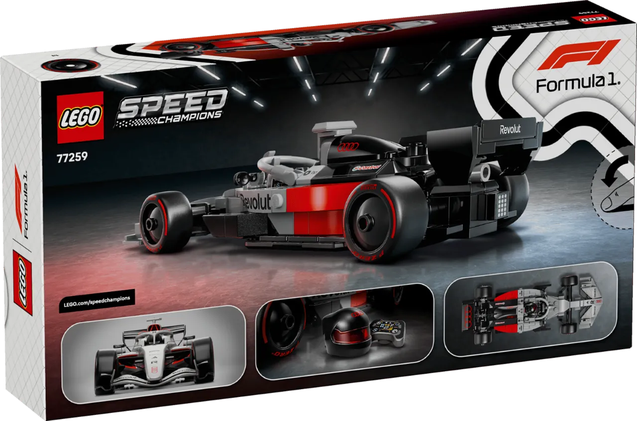 Audi Revolut F1® Team R26 Race Car, Lego Speed Champions 77259