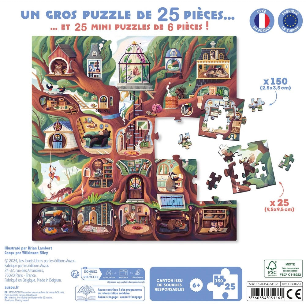 My Collaborate Puzzle 150 pcs, AUZOU
