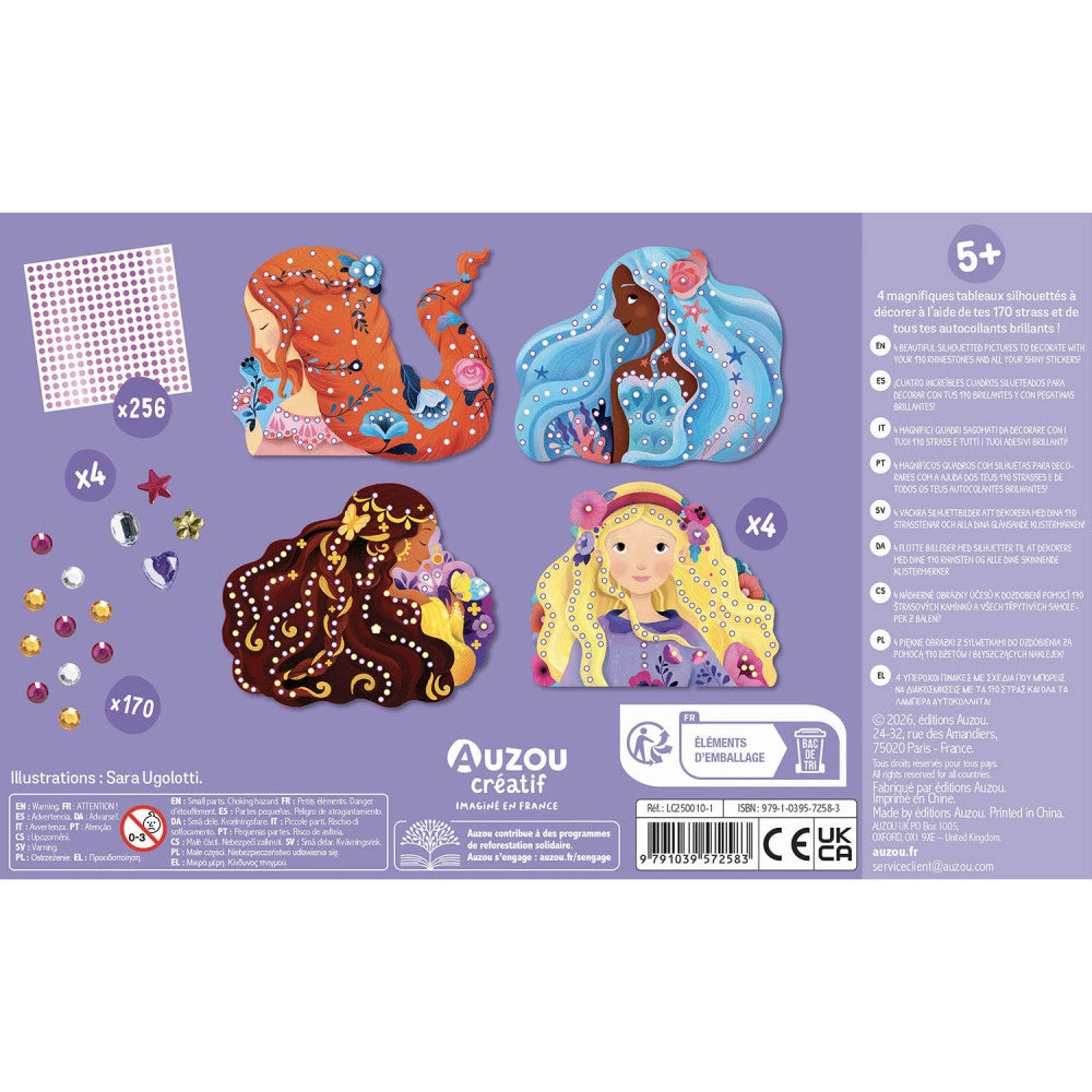 My Little Artist's Activity Kit: Sparkly Hairdos, AUZOU