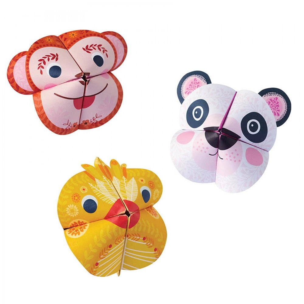 My Activity Pouch - My Paper Fortune Tellers - Cute Animals, AUZOU