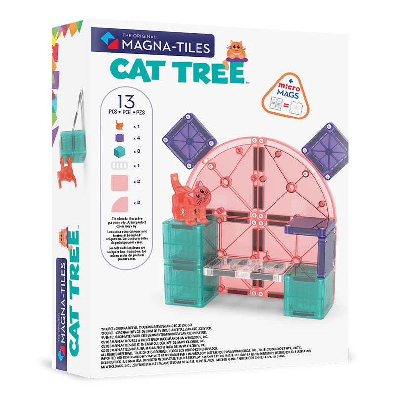 Cat Tree 13 Set Magna-Tiles – creative magnetic building set for kids