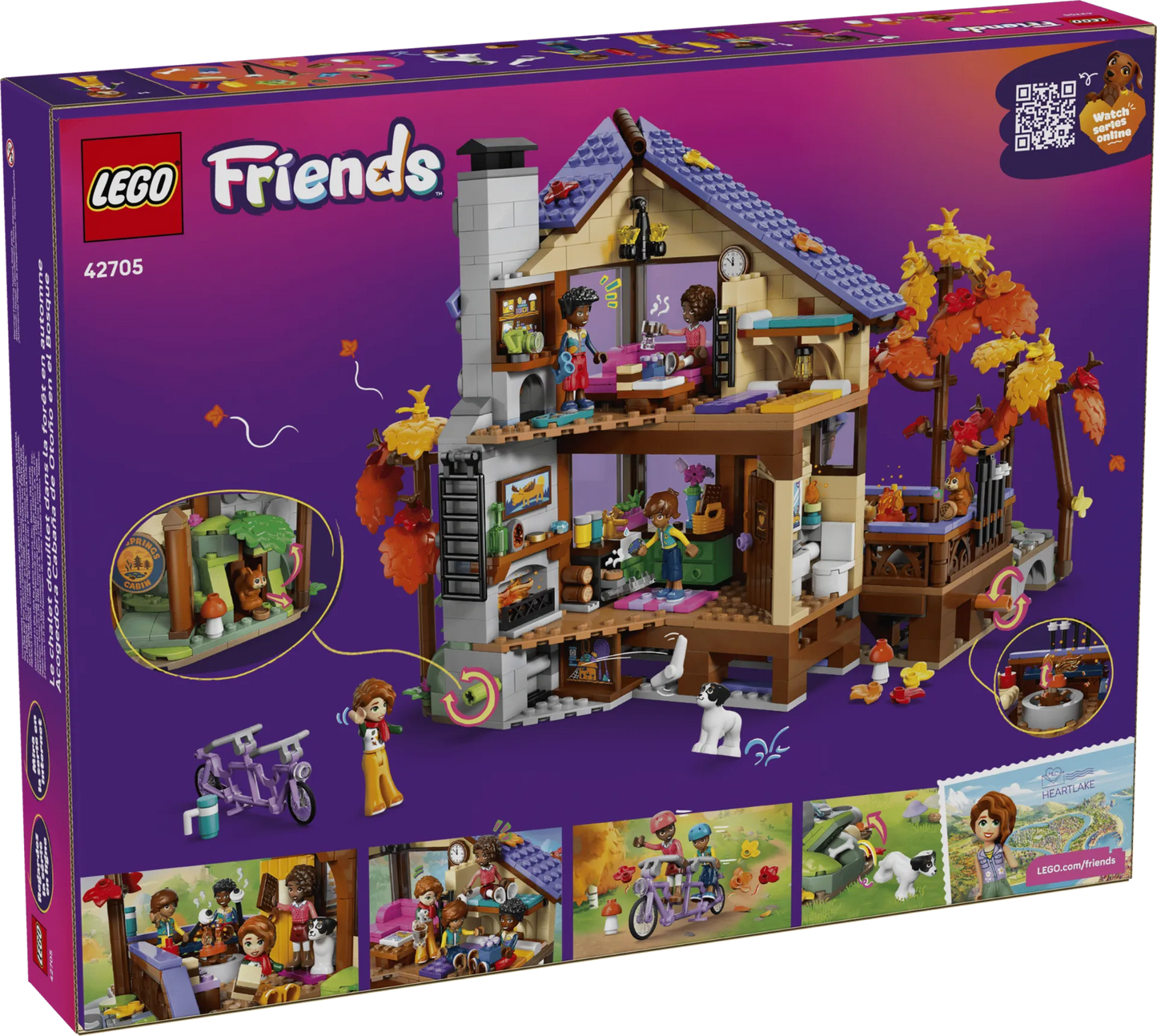 Cozy Fall Forest Cabin 42705, Lego Friends