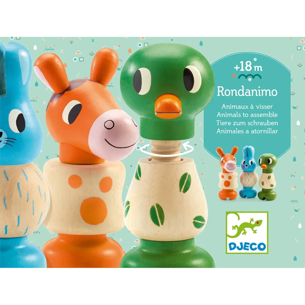 Early development toys: Rondanimo, Djeco