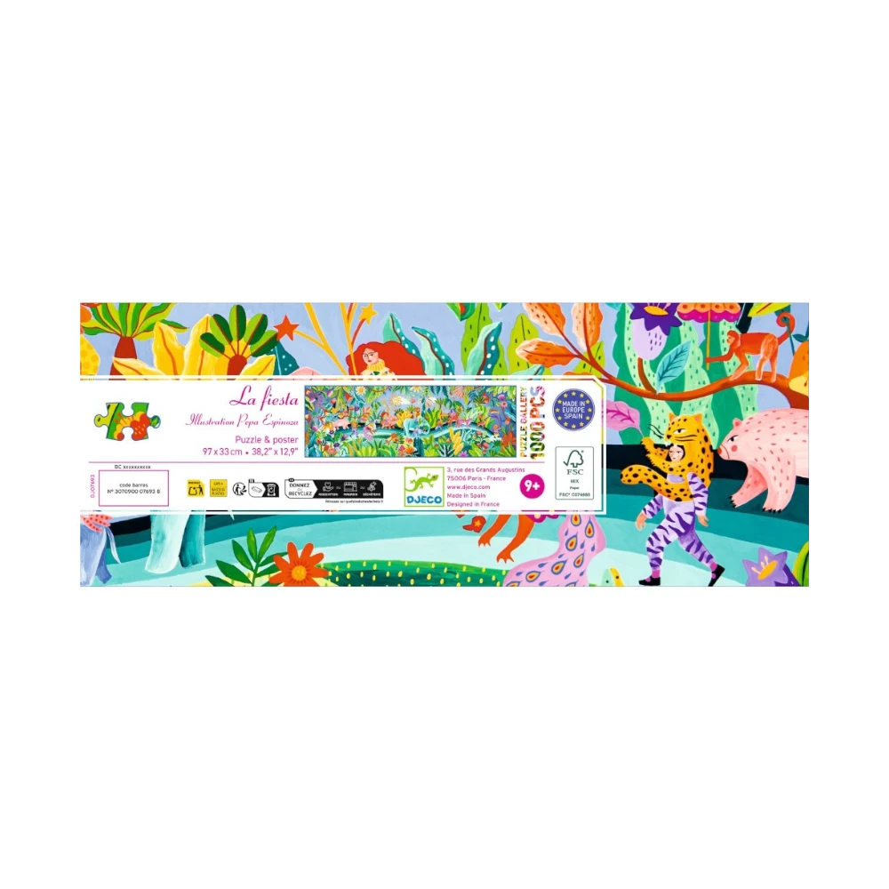 Puzzle: La fiesta 1000 pcs, Djeco