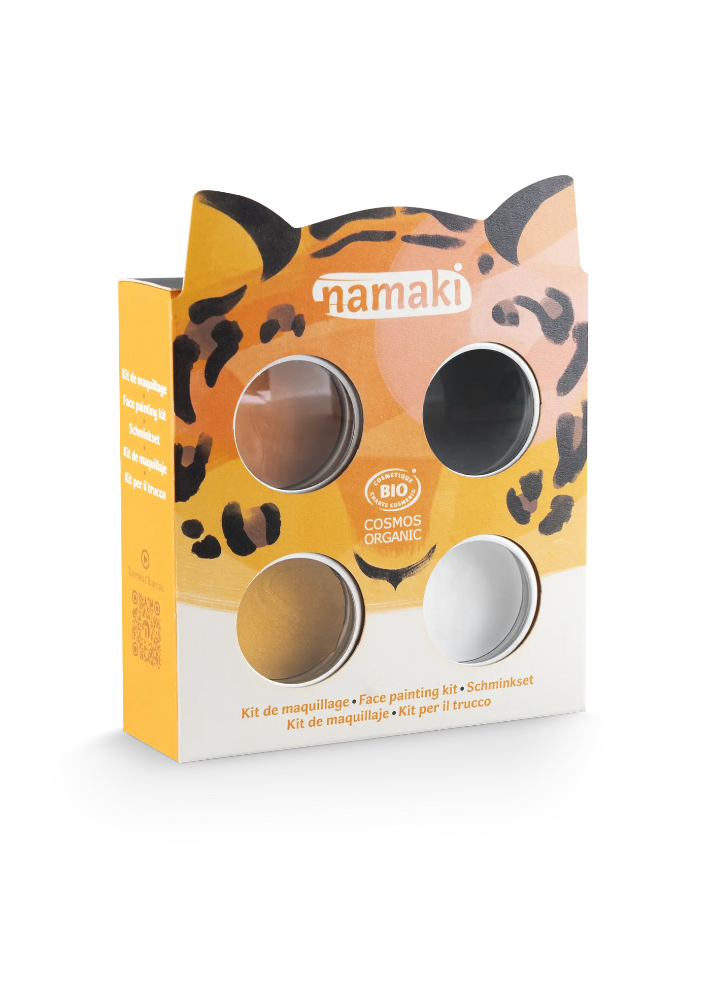Face Paint Kit 4 colors: Tiger, Namaki
