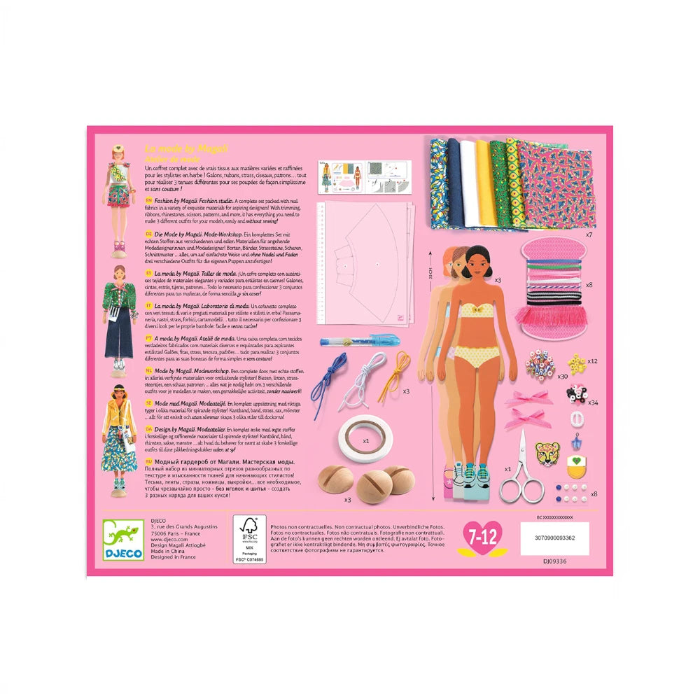 Children's Clothing Design and Construction Kit: Fashion by Magali, Djeco