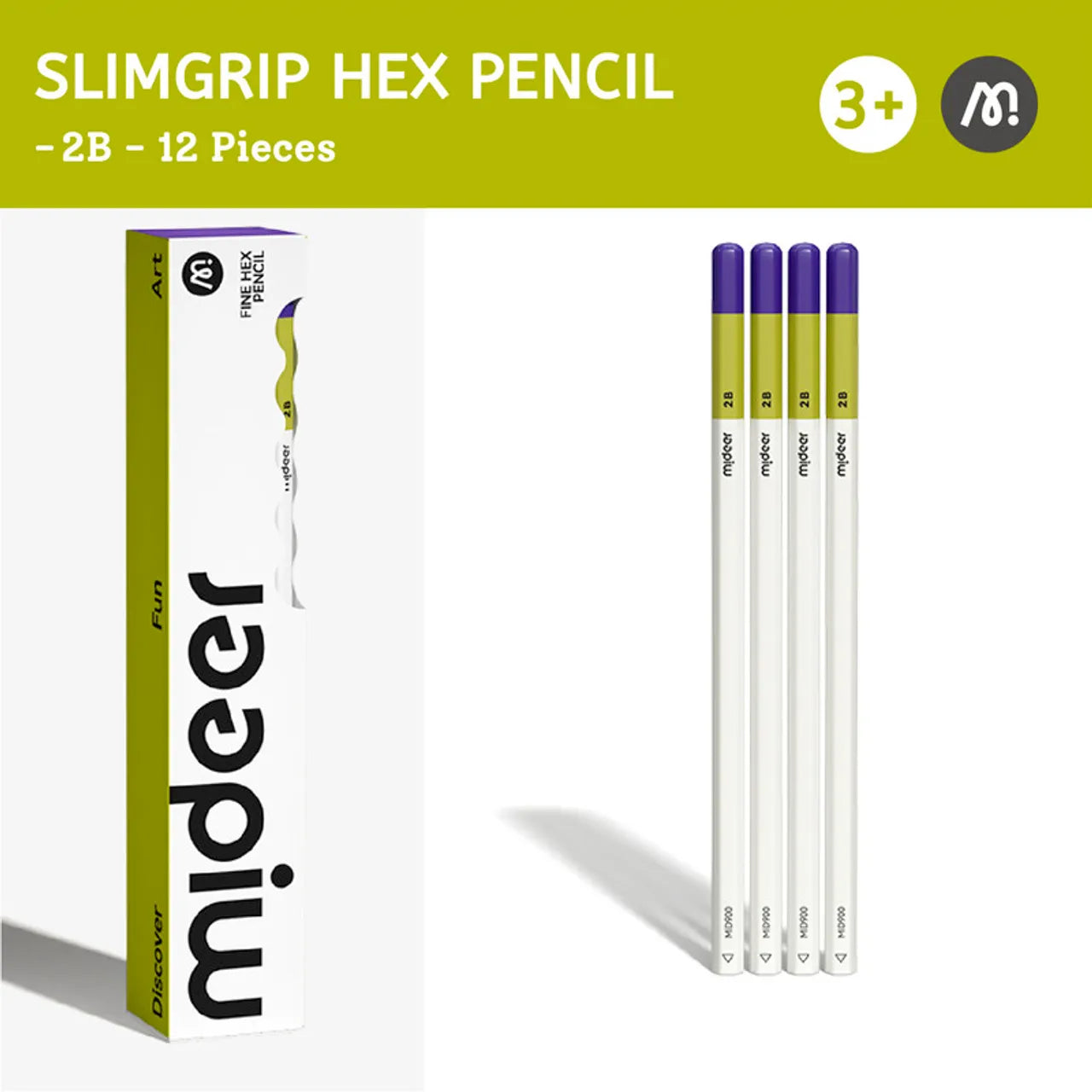 Hex Pencil-2B, Mideer