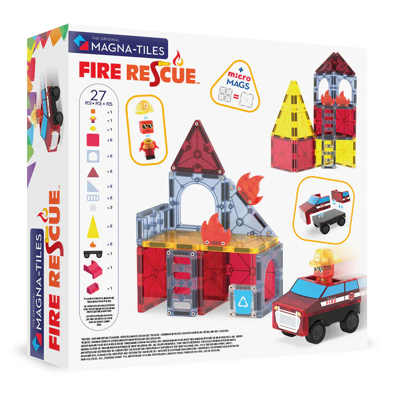 Fire Rescue 27 Set, Magna-Tiles