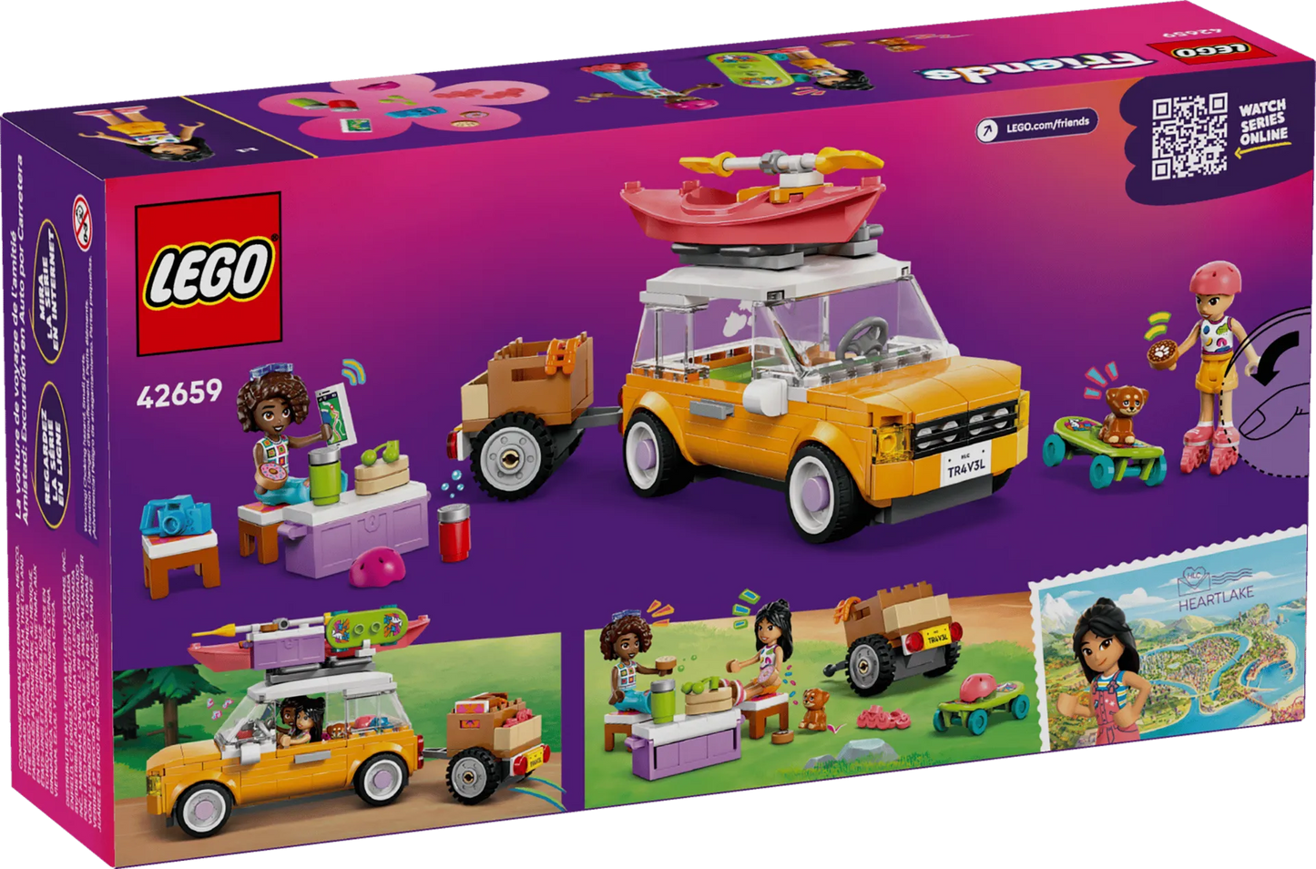 Friendship Road-Trip Travel Car 42659, Lego Friends