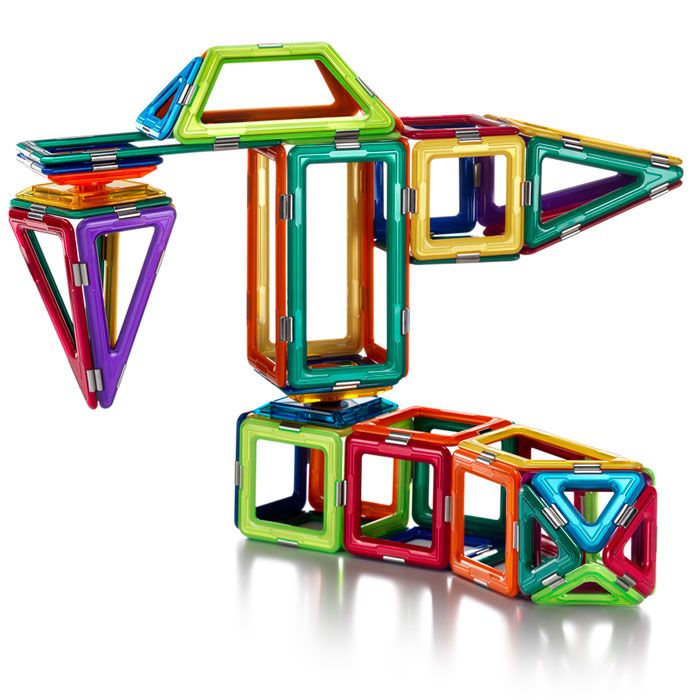 Geosmart Magnetic Geoshapes GeoSpace Station (70 pcs)