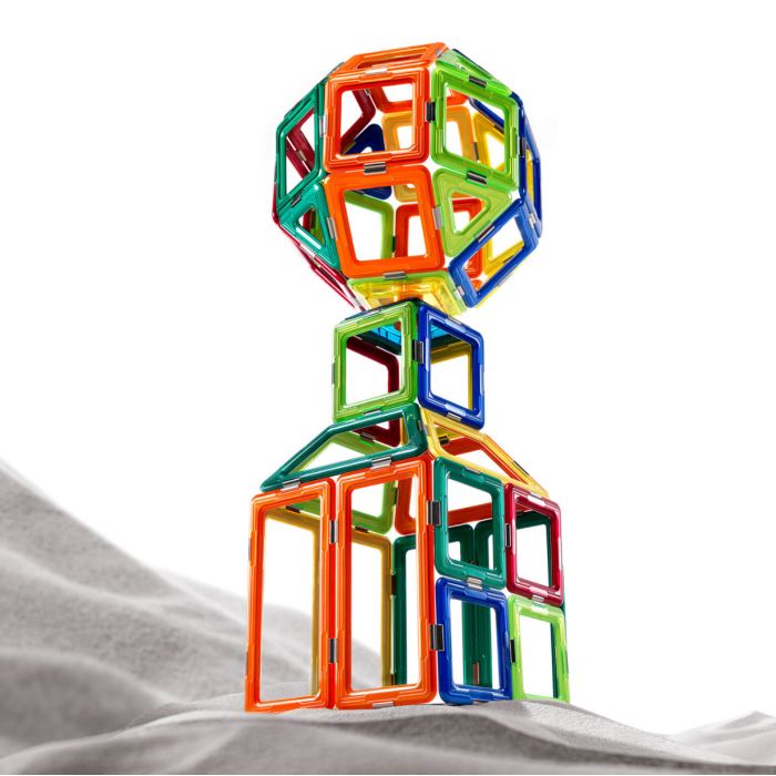Geosmart Magnetic Geoshapes GeoSpace Station (70 pcs)