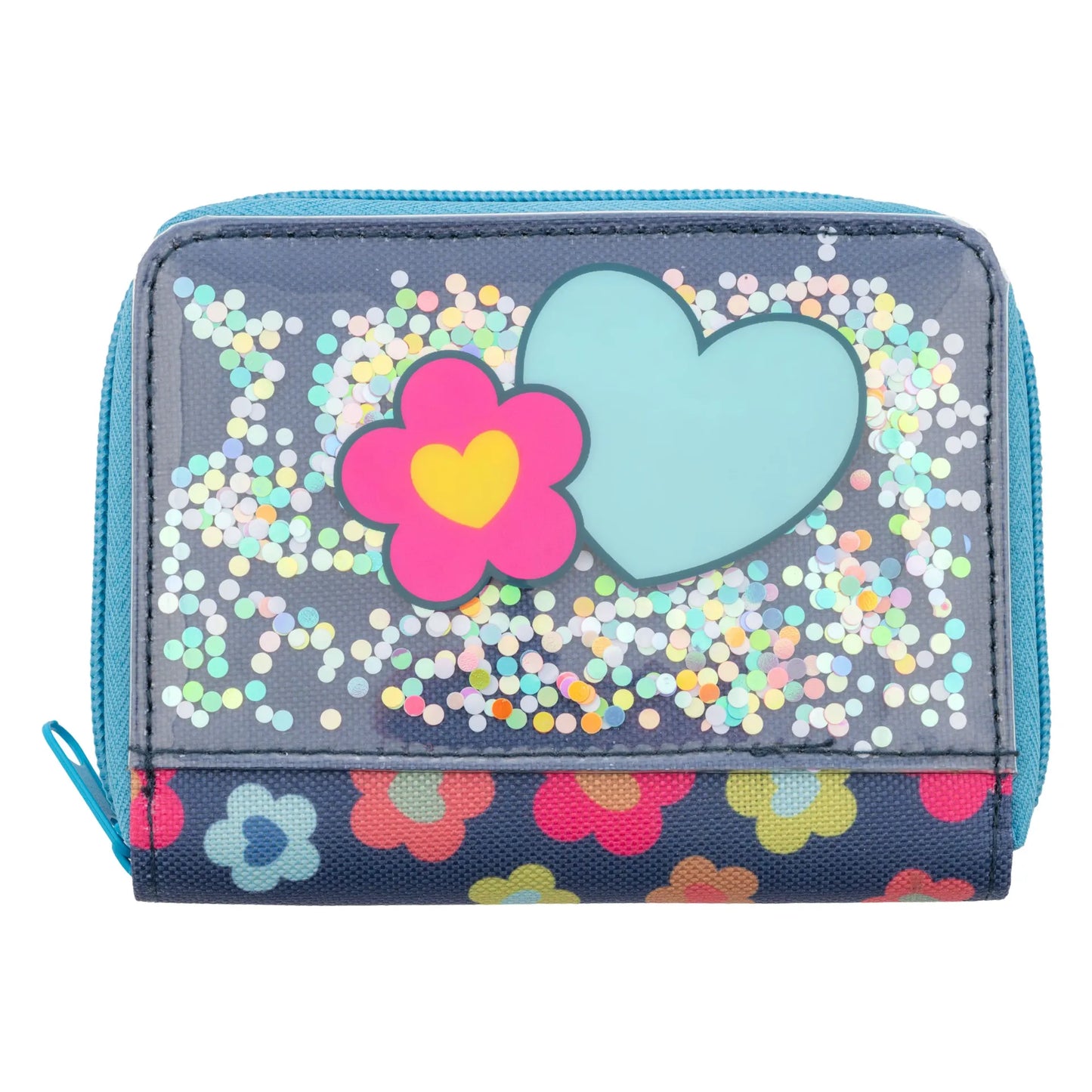Flower: Glitter Wallet For Kids