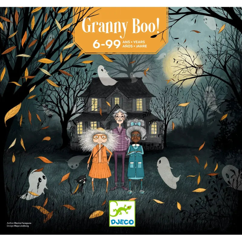 Granny Boo, Cooperative Board Game For Kids 6+