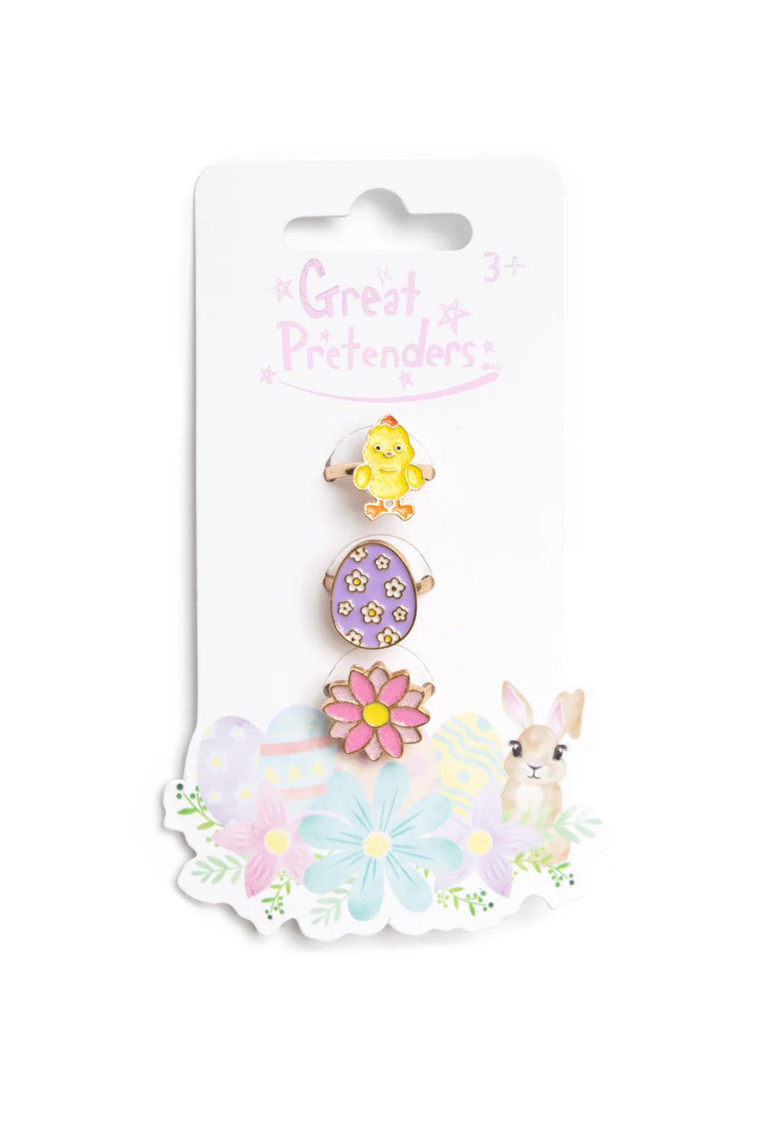Easter Egg Rings 3 Pcs Set, Great Pretenders