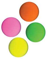 Sport1 BEACH FLUO RACKET BALLS in net 4pcs