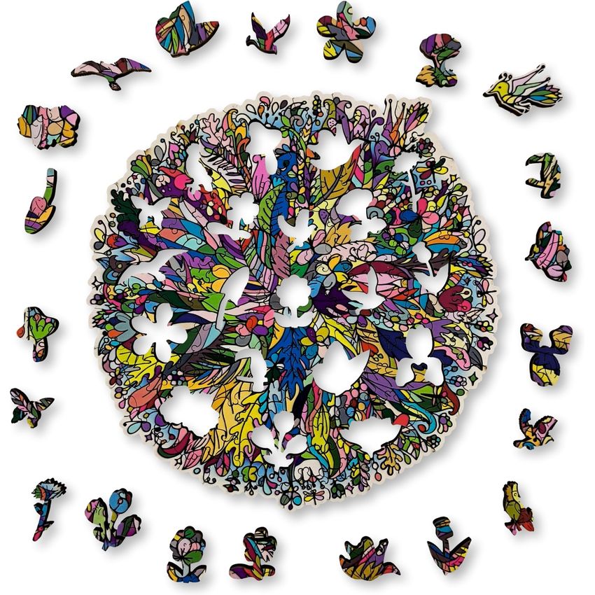 Aniwood Puzzle Graffiti Flower M