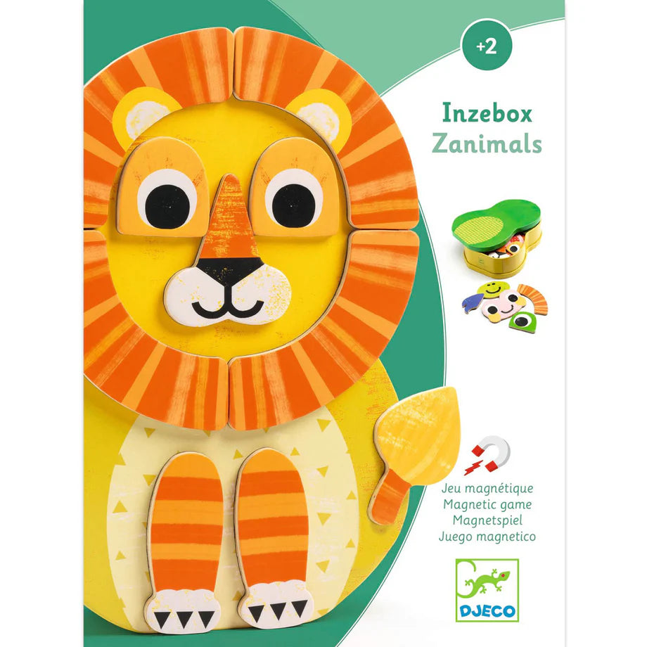 Inzebox magnetic games: Zanimals, Djeco
