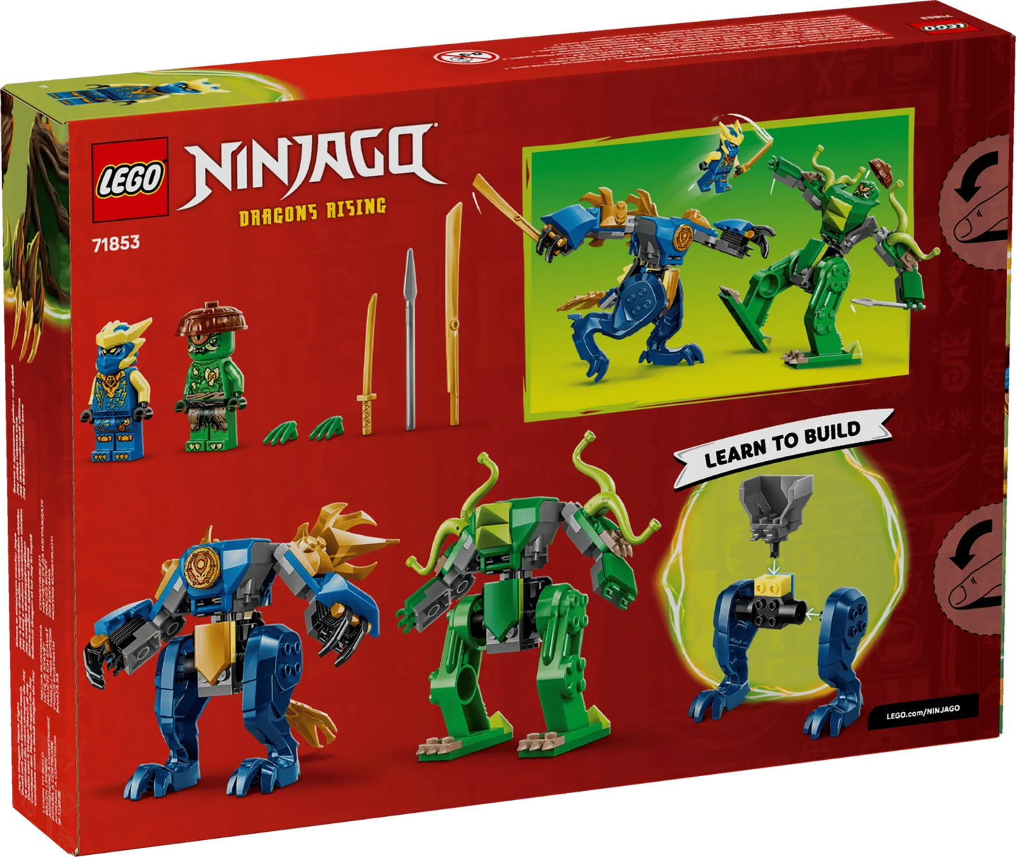 Jay's Dragon Mech Fight 71853, Lego NINJAGO