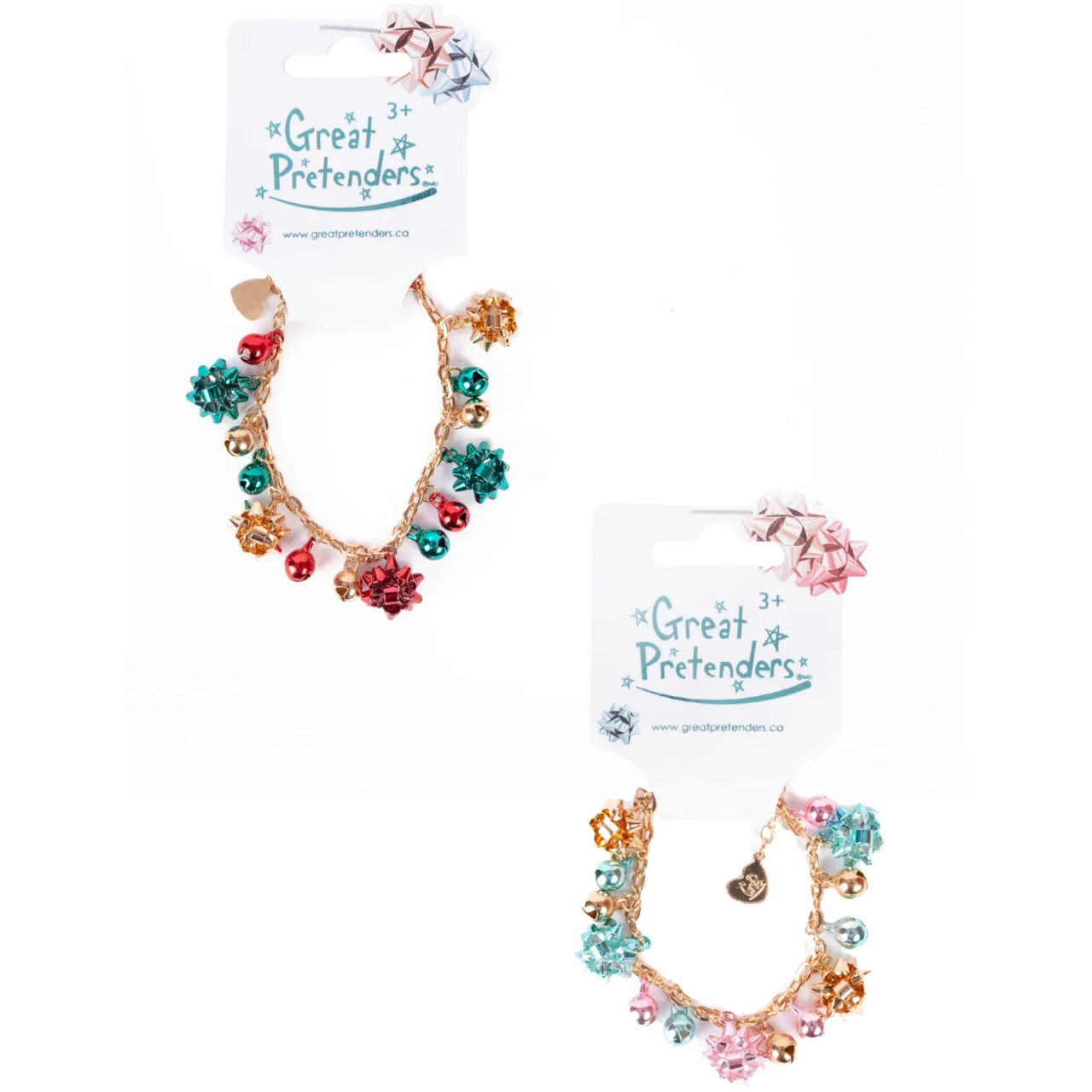 Jingle All The Way, Holiday Bracelet For Kids 3+, 2 Styles Assorted
