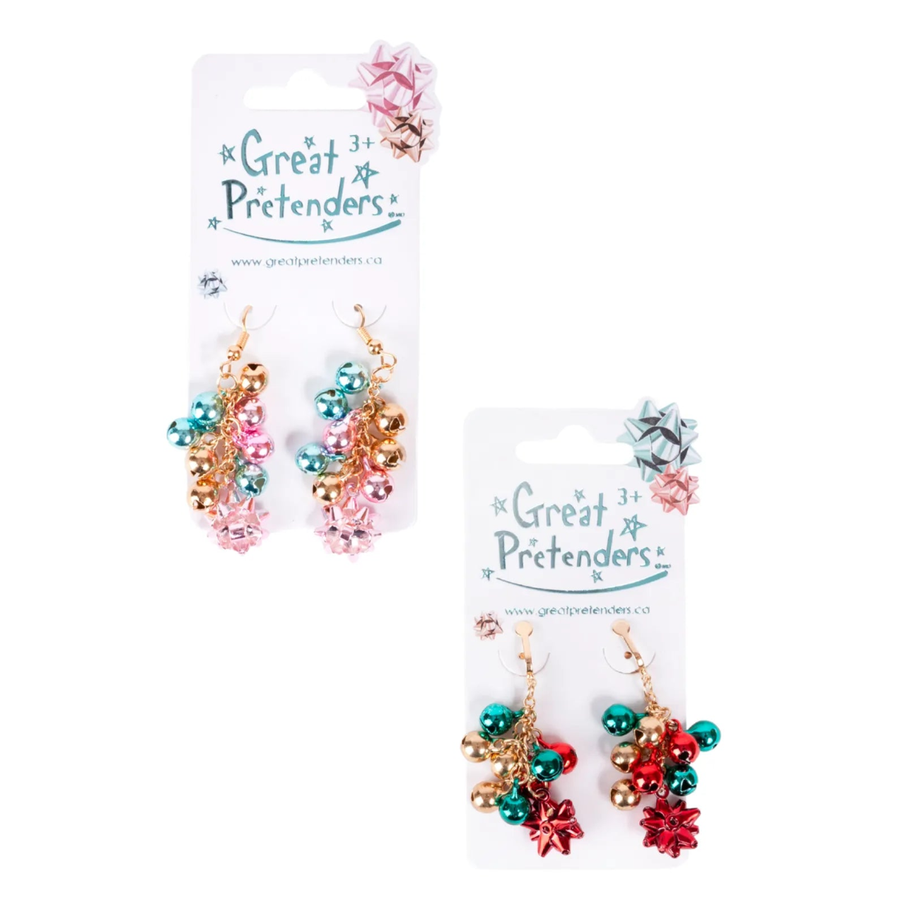 Jingle All The Way, Holiday Earrings For Kids 3+