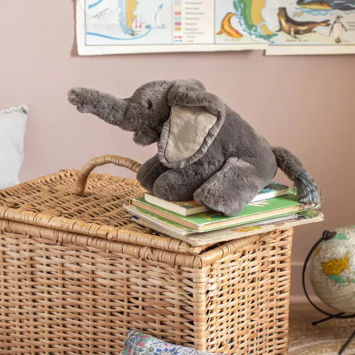 Large plush elephant: Tout autour du monde, Moulin Roty